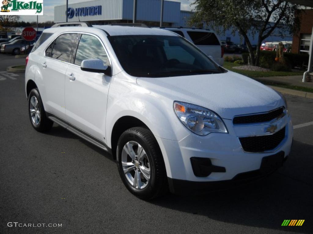 2010 Equinox LT AWD - Summit White / Jet Black/Light Titanium photo #1