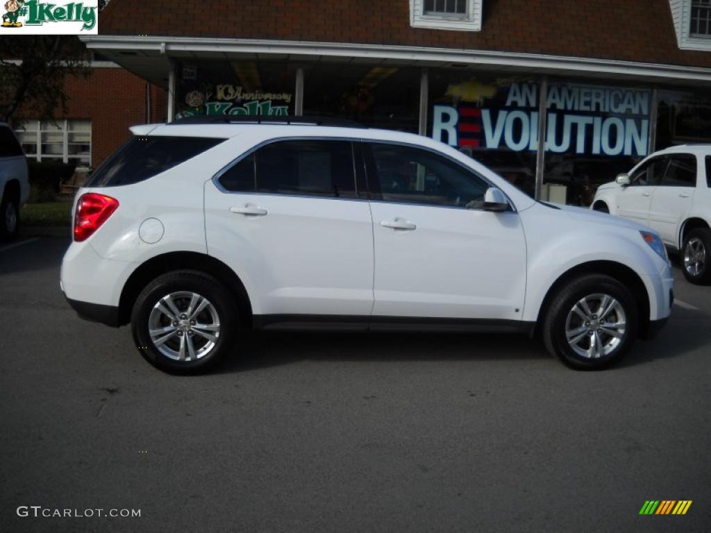 2010 Equinox LT AWD - Summit White / Jet Black/Light Titanium photo #2
