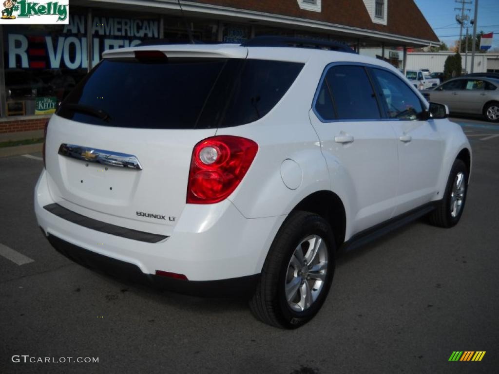 2010 Equinox LT AWD - Summit White / Jet Black/Light Titanium photo #3