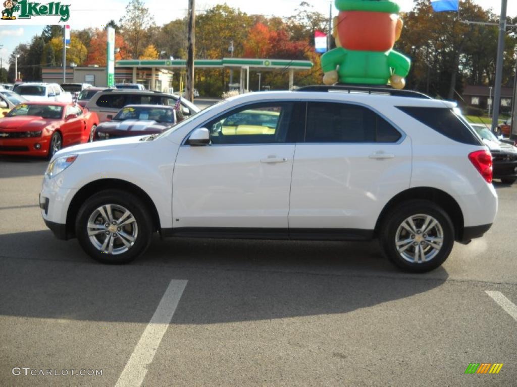 2010 Equinox LT AWD - Summit White / Jet Black/Light Titanium photo #6