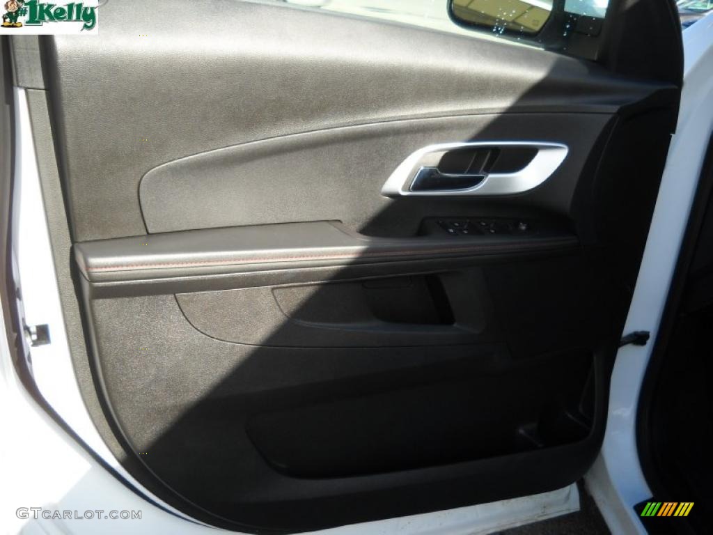 2010 Equinox LT AWD - Summit White / Jet Black/Light Titanium photo #7