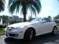 2010 Arctic White Mercedes-Benz SLK 300 Roadster  photo #2