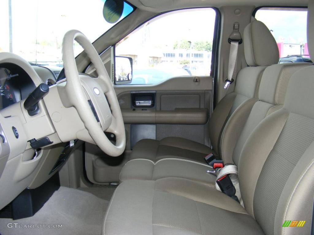 Tan Interior 2007 Ford F150 XLT SuperCrew 4x4 Photo #38625022