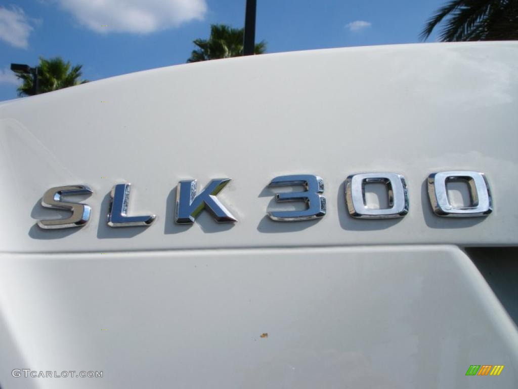 2010 SLK 300 Roadster - Arctic White / Beige photo #14