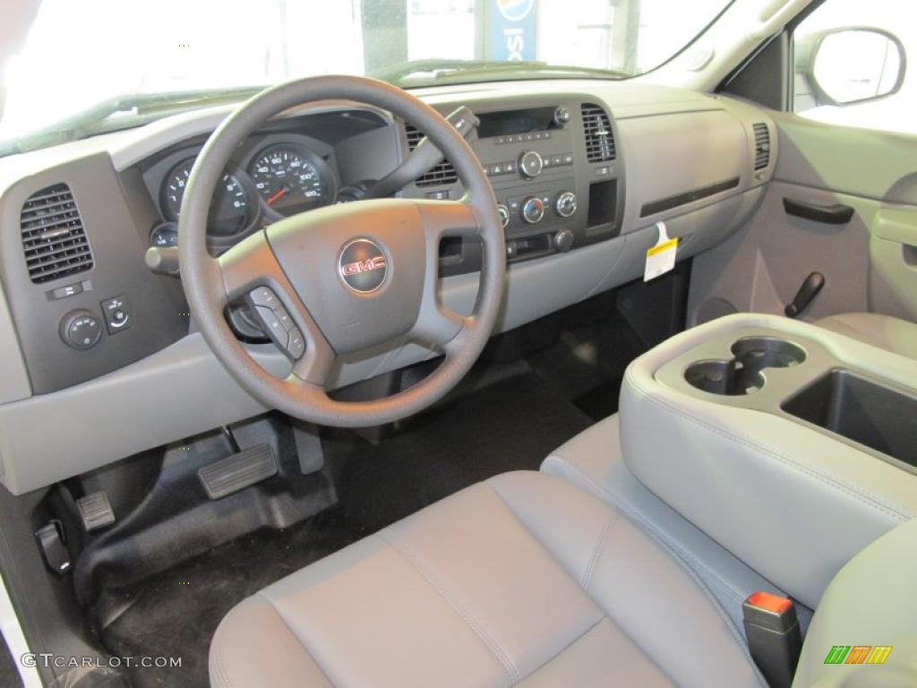 Dark Titanium Interior 2011 GMC Sierra 1500 Extended Cab Photo #38625506