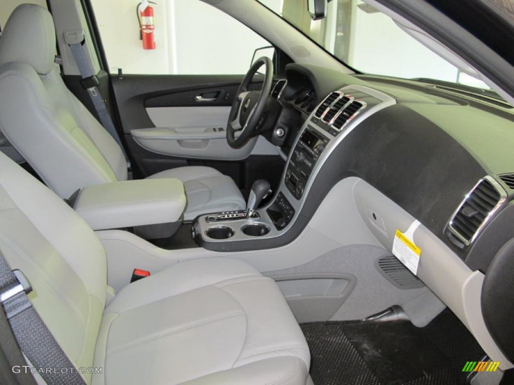 Light Titanium Interior 2011 GMC Acadia SLT Photo #38625722