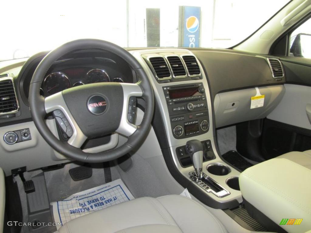 Light Titanium Interior 2011 GMC Acadia SLT Photo #38625766