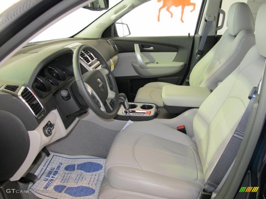 Light Titanium Interior 2011 GMC Acadia SLT Photo #38625782