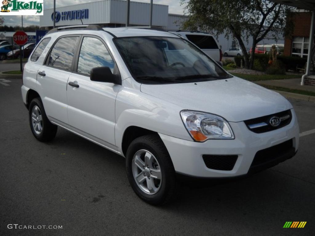 2010 Clear White Kia Sportage LX V6 4x4 38622872 Photo 4 GTCarLot