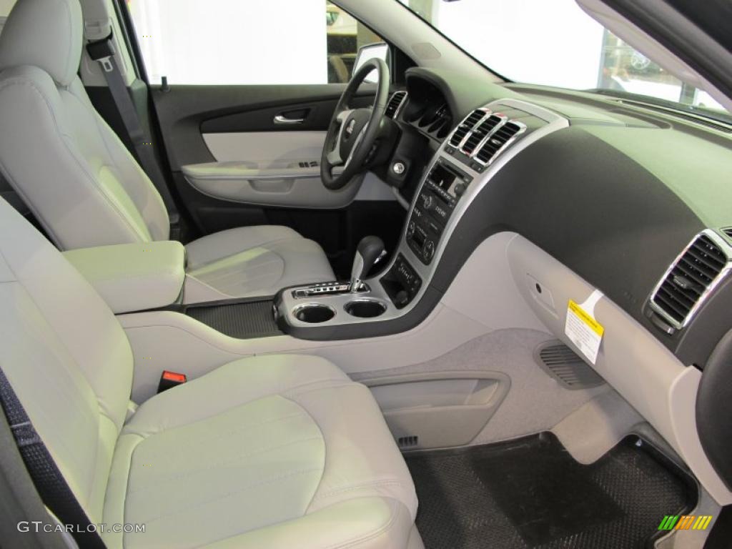Light Titanium Interior 2011 GMC Acadia SLT Photo #38626778