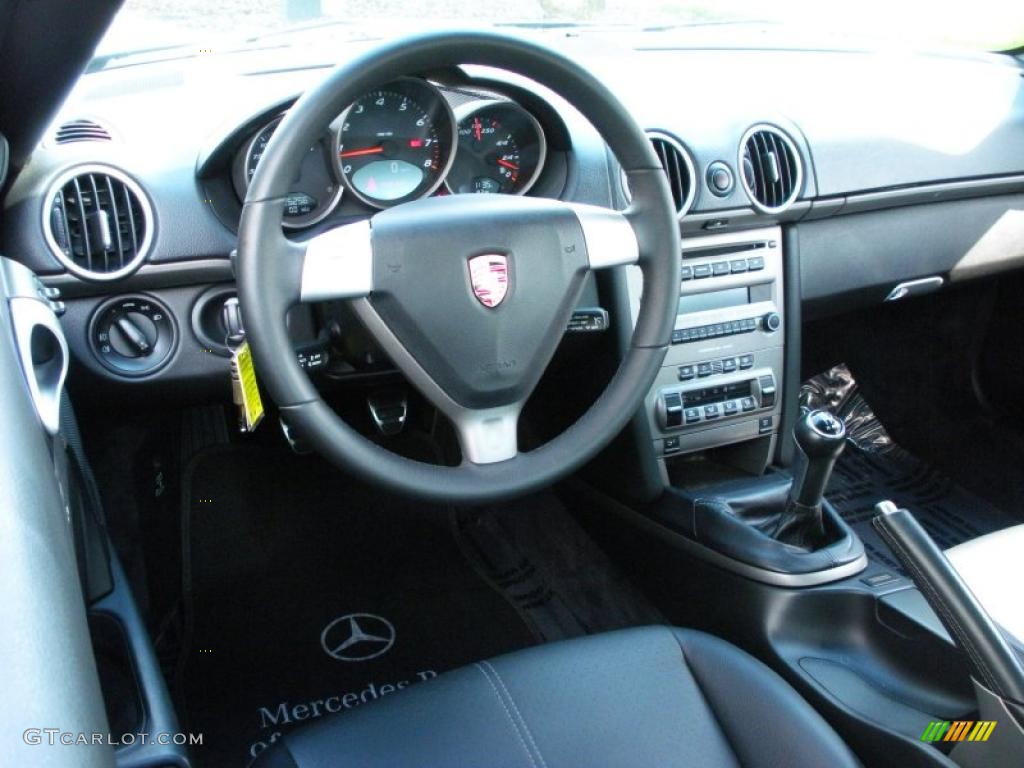 Black Interior 2007 Porsche Cayman Standard Cayman Model Photo #38627114