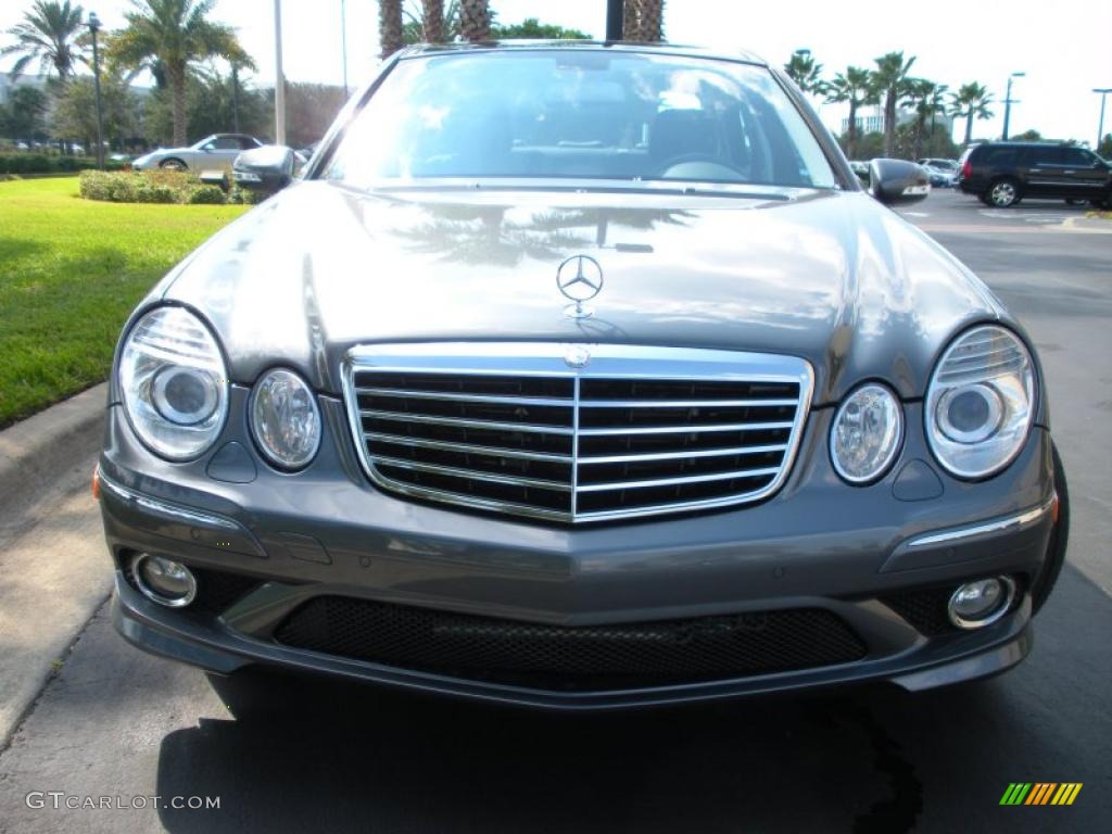 2008 E 550 Sedan - Flint Grey Metallic / Black photo #3