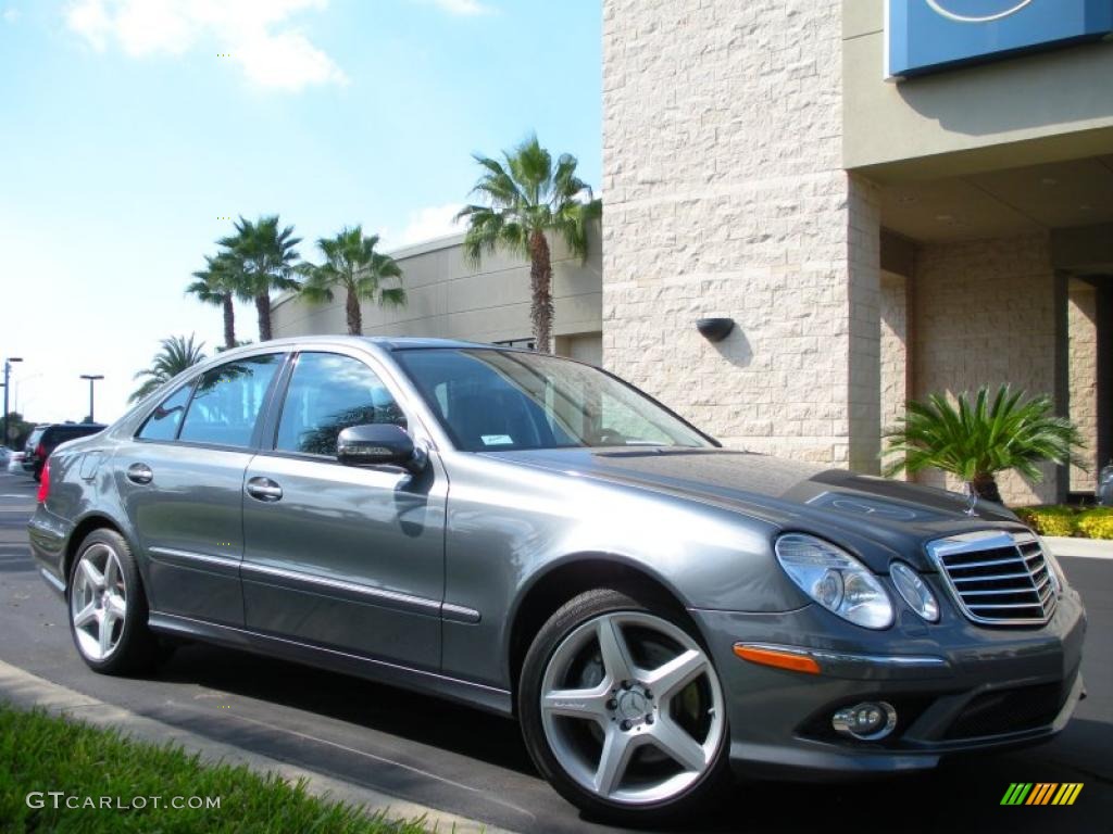 2008 E 550 Sedan - Flint Grey Metallic / Black photo #4