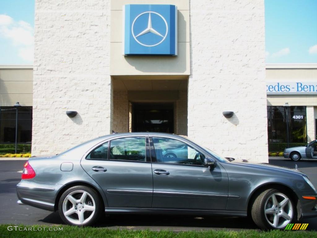 2008 E 550 Sedan - Flint Grey Metallic / Black photo #5