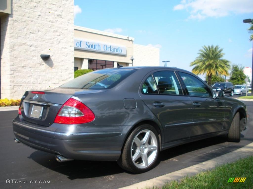 2008 E 550 Sedan - Flint Grey Metallic / Black photo #6