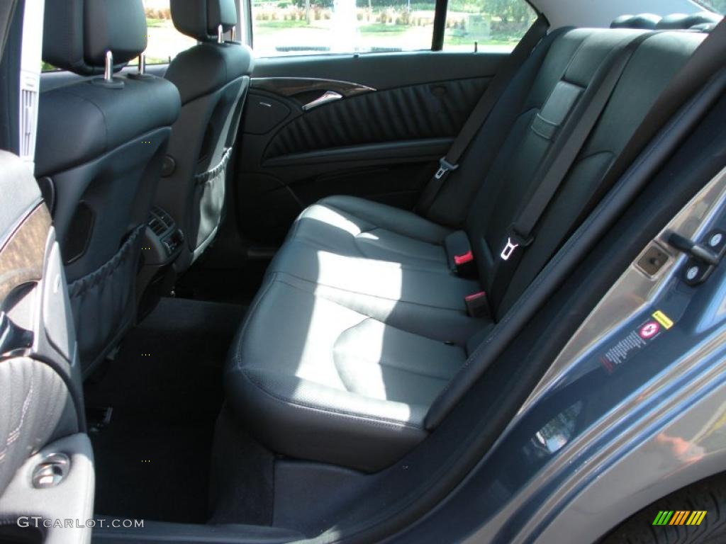 2008 E 550 Sedan - Flint Grey Metallic / Black photo #13