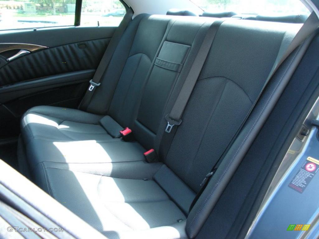 2008 E 550 Sedan - Flint Grey Metallic / Black photo #14