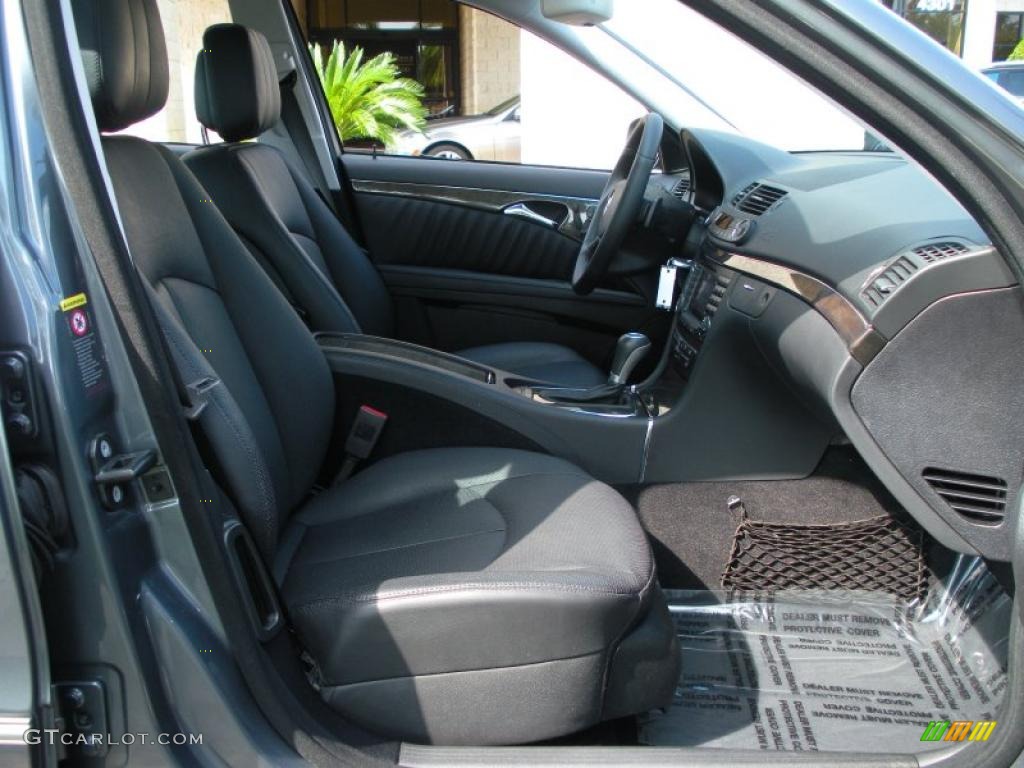 2008 E 550 Sedan - Flint Grey Metallic / Black photo #15
