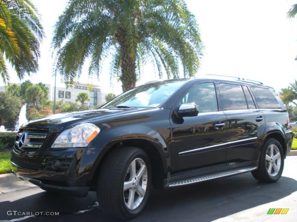 Obsidian Black Metallic 2009 Mercedes-Benz GL 450 4Matic Exterior Photo #38627694