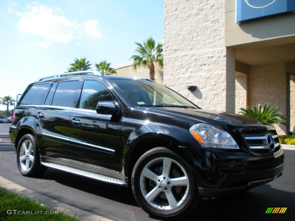 Obsidian Black Metallic 2009 Mercedes-Benz GL 450 4Matic Exterior Photo #38627724