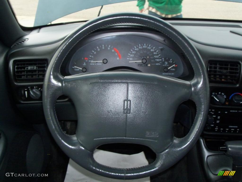 1996 Oldsmobile Cutlass Supreme SL Sedan Pewter Steering Wheel Photo #38628294
