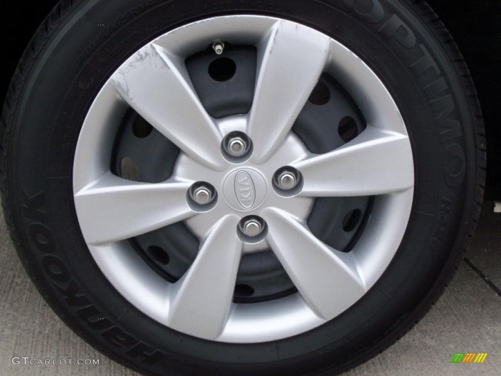 2010 Kia Rio LX Sedan Wheel Photo #38628850
