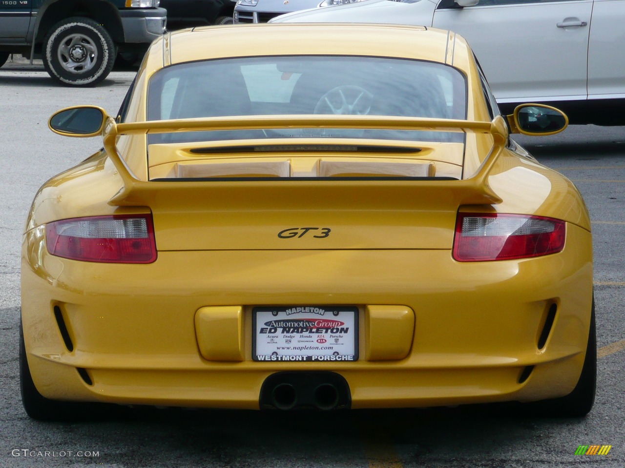2007 911 GT3 - Speed Yellow / Black w/Alcantara photo #5