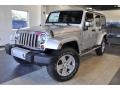 Bright Silver Metallic 2011 Jeep Wrangler Unlimited Sahara 4x4 Exterior