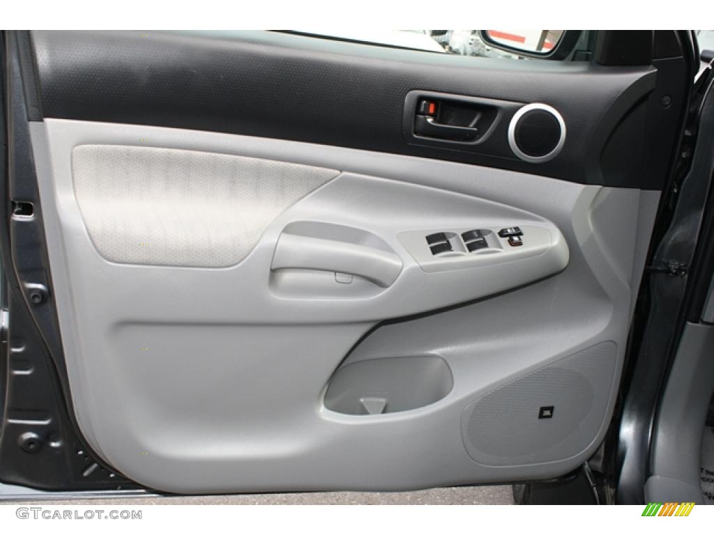 2009 Toyota Tacoma V6 TRD Sport Double Cab 4x4 Graphite Gray Door Panel Photo #38631974