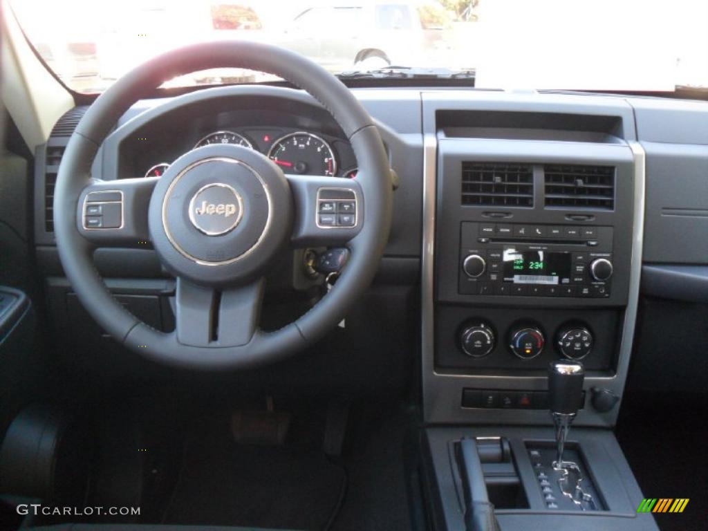 2011 Jeep Liberty Sport 4x4 Dark Slate Gray Dashboard Photo #38632322