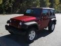 2011 Deep Cherry Red Crystal Pearl Jeep Wrangler Sport S 4x4  photo #1