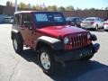 2011 Deep Cherry Red Crystal Pearl Jeep Wrangler Sport S 4x4  photo #5