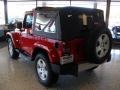 2011 Flame Red Jeep Wrangler Sahara 4x4  photo #2