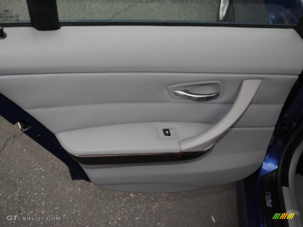2007 3 Series 328i Sedan - Montego Blue Metallic / Grey photo #14