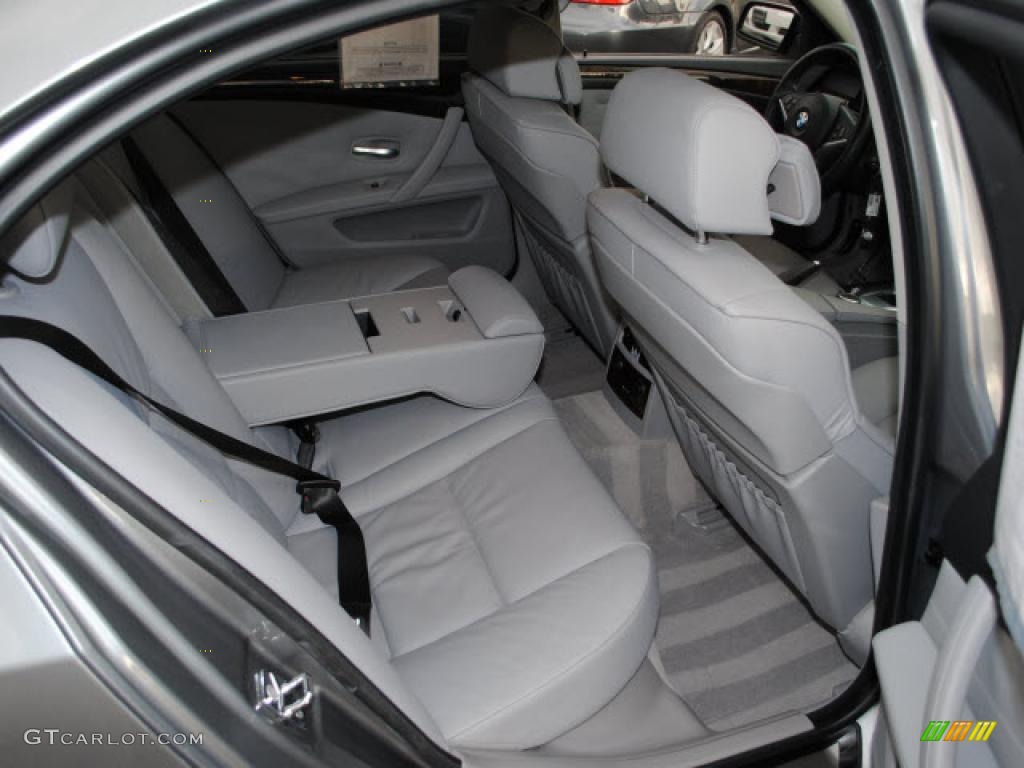 Grey Interior 2008 BMW 5 Series 550i Sedan Photo #38633730