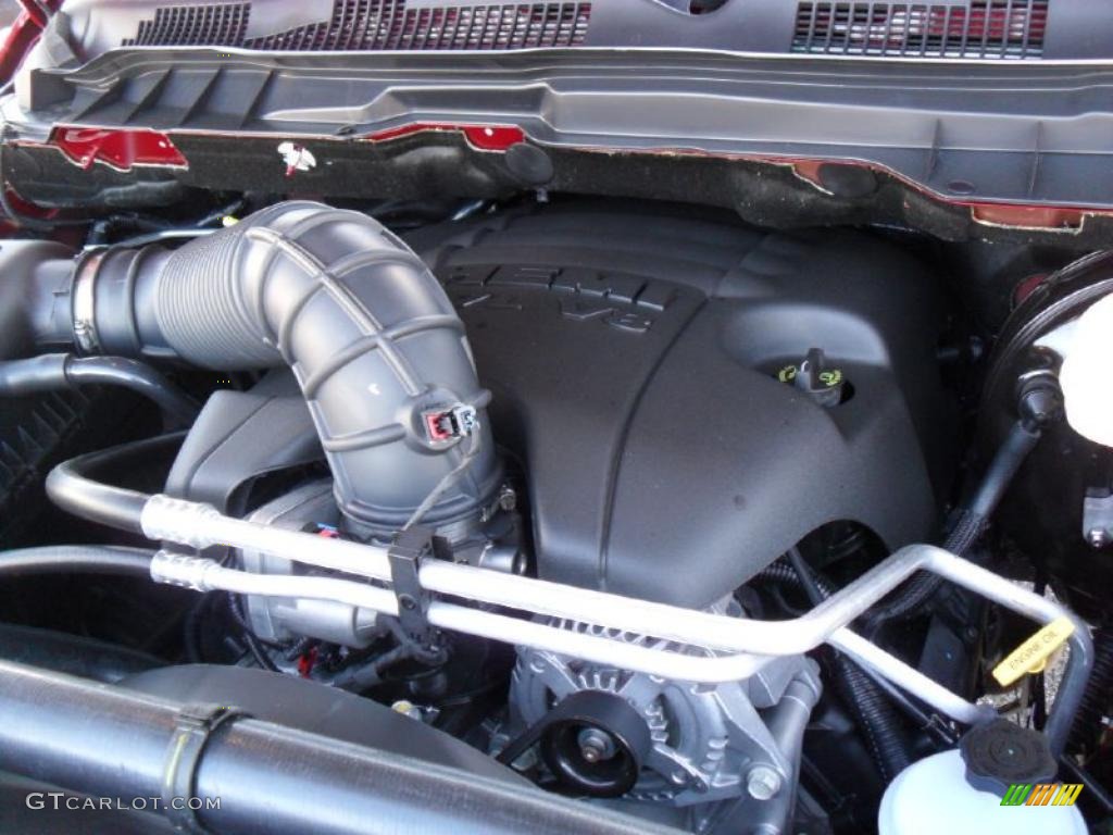 2011 Dodge Ram 1500 Big Horn Quad Cab 4x4 5.7 Liter HEMI OHV 16-Valve VVT MDS V8 Engine Photo #38634598