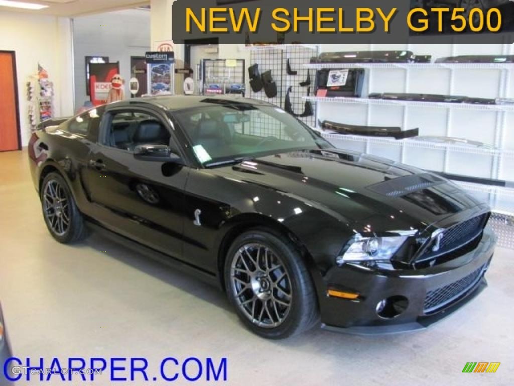 2011 Mustang Shelby GT500 SVT Performance Package Coupe - Ebony Black / Charcoal Black/Black photo #1