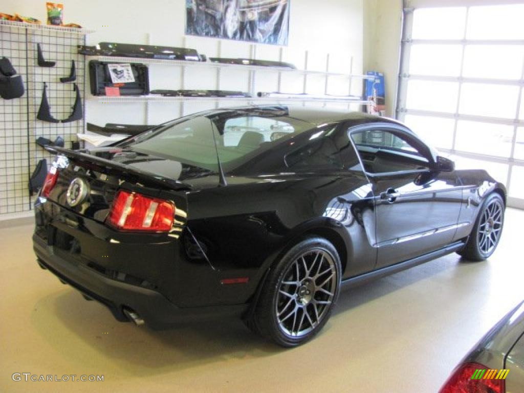 2011 Mustang Shelby GT500 SVT Performance Package Coupe - Ebony Black / Charcoal Black/Black photo #8