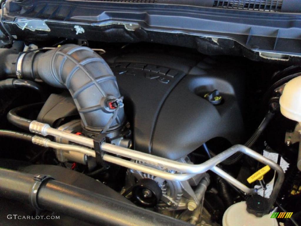 2011 Dodge Ram 1500 SLT Outdoorsman Crew Cab 5.7 Liter HEMI OHV 16-Valve VVT MDS V8 Engine Photo #38635526