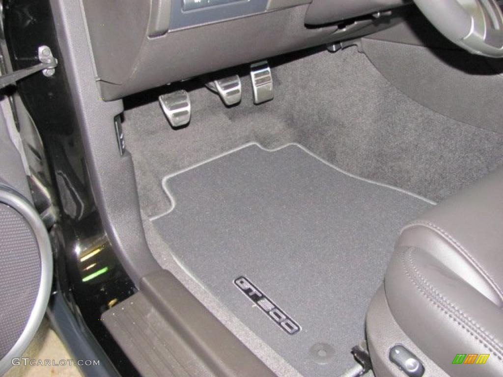 Charcoal Black/Black Interior 2011 Ford Mustang Shelby GT500 SVT Performance Package Coupe Photo #38635534