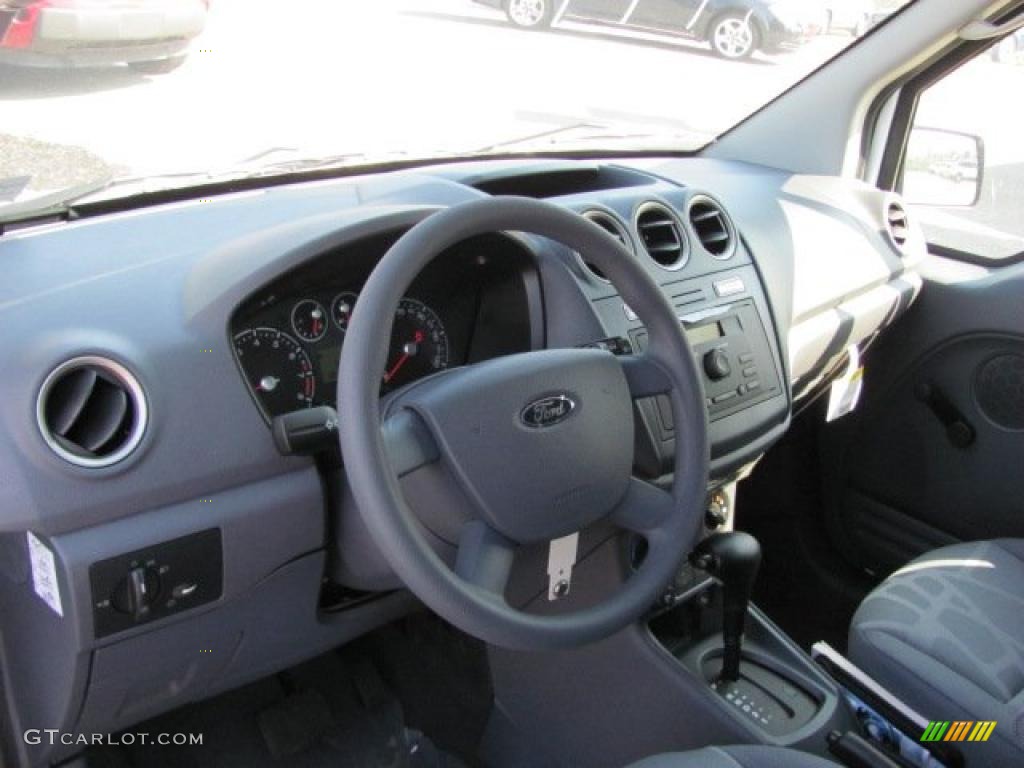 Dark Gray Interior 2010 Ford Transit Connect XL Cargo Van Photo #38635950