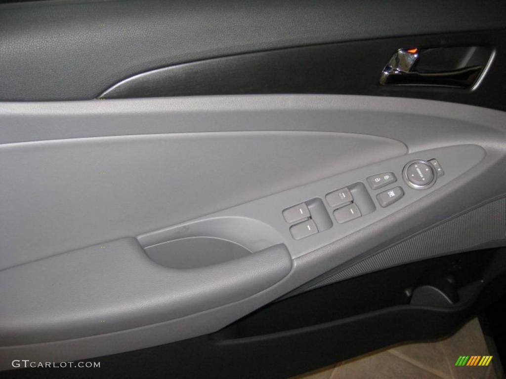 2011 Sonata SE 2.0T - Indigo Blue Pearl / Gray photo #15
