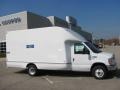 2010 Oxford White Ford E Series Cutaway E350 Commercial Moving Van  photo #2