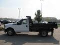 2011 Oxford White Ford F350 Super Duty XL Regular Cab Chassis Dump Truck  photo #8