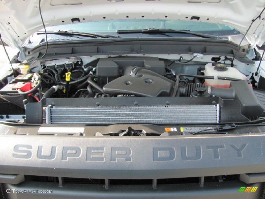 2011 Ford F350 Super Duty XL Regular Cab Chassis Dump Truck Engine Photos