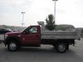 2011 Vermillion Red Ford F550 Super Duty XL Regular Cab 4x4 Dump Truck  photo #6