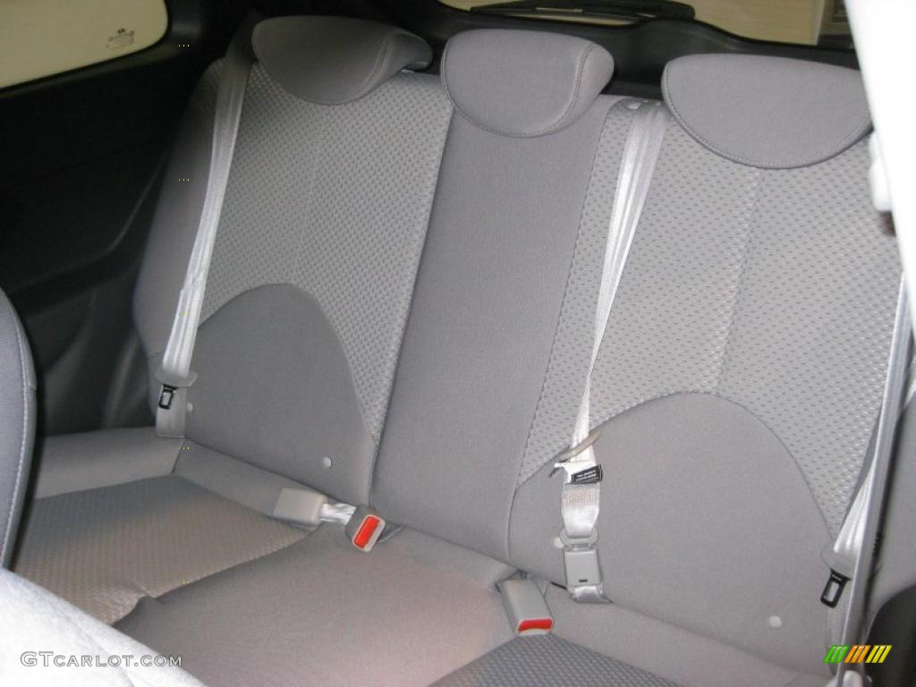 Gray Interior 2011 Hyundai Accent GS 3 Door Photo #38637382