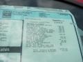 2011 Ford F550 Super Duty XL Regular Cab 4x4 Dump Truck Window Sticker