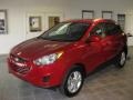 2011 Garnet Red Hyundai Tucson GLS  photo #2