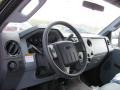  2011 F450 Super Duty XL Regular Cab 4x4 Dually Dump Truck Steel Interior